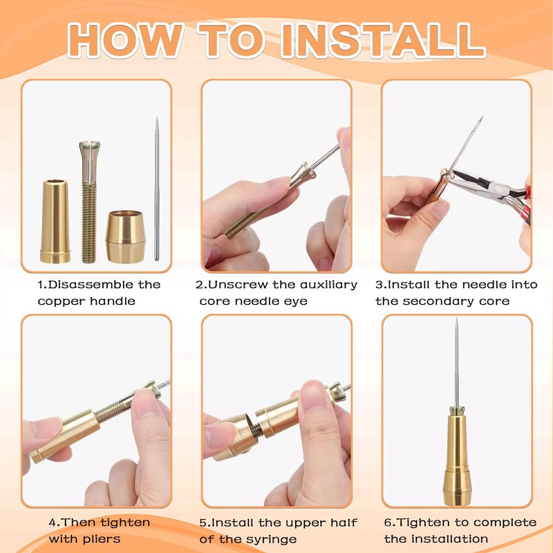 Leather Sewing Kit Professional - Sewing Kit for Leather and