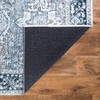 Bloom Rugs Caria Washable Non-Slip 4x6 Rug - Navy Blue