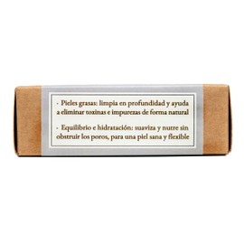 CABRERIZO SOAP Aktivkohle - Handseife mit Olivenöl, 100 g, Aktivkohle-Seife, entgiftende und ausgleichende Gesichtsreinigung, natürliche Gesichtsseife - Tiefenreinigung ohne R
