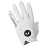 J.Lindeberg Mens Ron Leather Golf Glove - White - L
