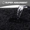 wyewye Microfibre Bath Mat, 2cm Super Thick, Super Absorbent Bathroom