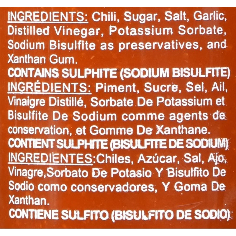 Hot Chili Sriracha Sauce 30.6 oz