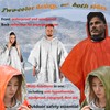 Extra Large High Visibility Emergency Survival Poncho, Mylar Liner -