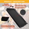 Non-Stick Aluminum Stove Top Flat Griddle, Warp-Resistant Double Burner Griddle