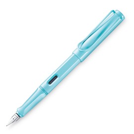 LAMY LD1AS-M Safari Fountain Pen, M, Medium Point, Aqua Sky Dual Use, Limited Edition