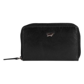 BRAUN BÜFFEL Anna RFID Leather Wallet 10.5 cm, black, standard size