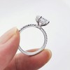 Bo.Dream - Anillos de compromiso de plata de ley chapados