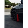 RULLINE Car Mud Flaps Universal Fit Red Splash Guards (4