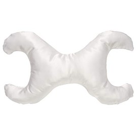Save My Face!" La Petite Pillow (White, Satin)
