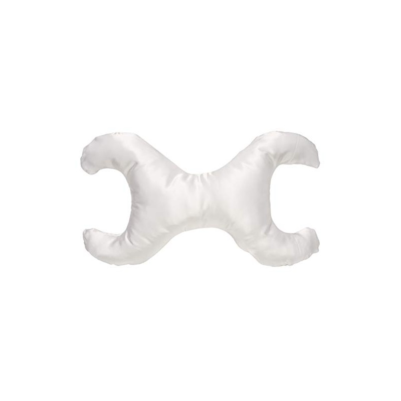 Save My Face!" La Petite Pillow (White, Satin)