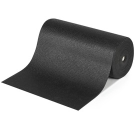 Nuanchu Yoga Mat Roll 24 inch Width, 4mm Thick Non Slip Exercise Mat, Large Anti Tear Gym Flooring for Home Workout, Fitness, Senior Dog Floor Protection (Black,50ft)