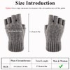 Beurlike Fingerless Gloves Half Finger Gloves for Men and Women