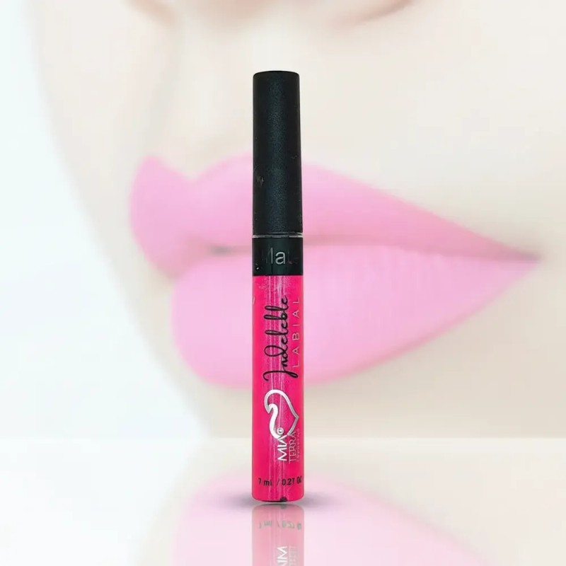Labial Indeleble Mate Color Rosa Neón