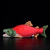 lilizzhoumax Red Salmon Fish Plush Toy 39 cm/15 inches, Simulated
