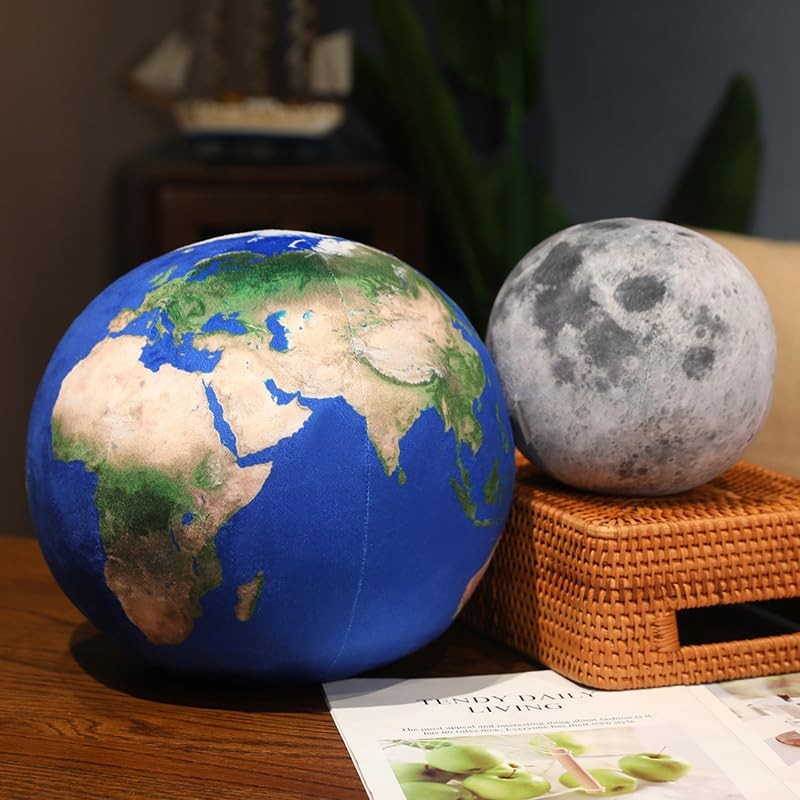 Sun, Moon, Mars and Earth Plush Cushion, Universe Series Plush