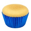 Mombake Standard Blue Foil Cupcake Cases Liners Muffin Baking Cups