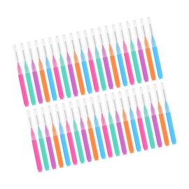 IWOWHERO Interdental Brush Set 5 Choices 10pcs Each for Daily Care Gentle Cleaning for Gum Health