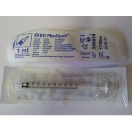 Plastipak 1ML BD PLASTIPAK SYRINGE 300013 PK10