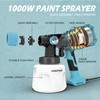 1000W HVLP Paint Sprayer High-Efficiency Electric Spray Gun with 6