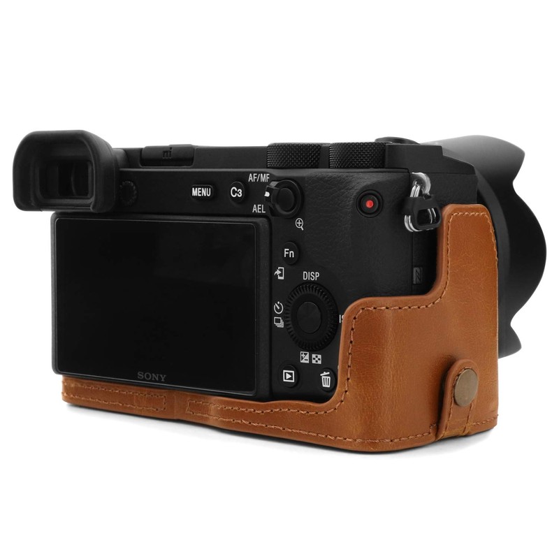 MegaGear MG1809 Ever Ready Leather Camera Half Case Compatible with