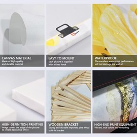 Wall HDQ Vintage Nautical Canvas Wall Art Compass World Map Wall Decor Adventure Retro Treasure Pictures Telescope Pocket Watch Antique Prints Painting for Office School Home Decor-12 x12 x 4 Panels