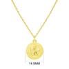 Philip Jones Gold Plated St Christopher Necklace