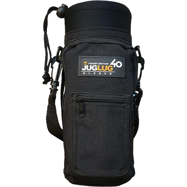 JugLug Water Bottle Carrying Sleeve 32 oz, Black
