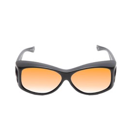 Medspex Fl011 Color Therapy Mood Glasses Black/Orange Photophobia Fluorescent Light Sensitivity Chromotherapy Chakra Healing