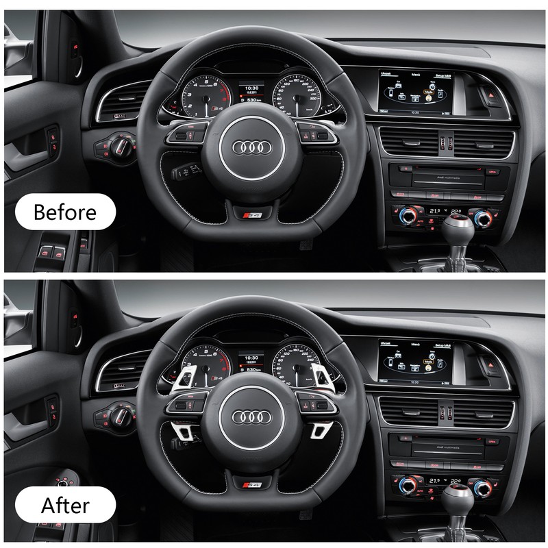 Aluminum Alloy Paddle Shifter Extension for A3 S3 8V A4