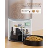 Automatic Cat Feeder Food Dispenser: 6L Timed Small Dog Dry