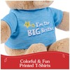 GUND “I'm The Big Brother” Sustainable Message Bear with Blue