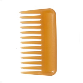 Mini Wide Tooth Comb,Small Travel Purse Hair Detangling Comb Beard Comb Pocket Comb for Curly Wavy Wet Dry Hair,Portable Care Comb Shower Comb Travel Comb Styling Comb for Men Women (Yellow-Style2)