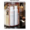 Cq acrylic 360 Degree Rotating Makeup Organizer for Bathroom,4 Tier