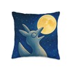 Moonbird’s dream Throw Pillow