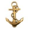 Madison Bay Company Nautical Ship's Anchor Antiqued Brass Door Knocker,