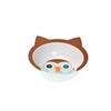 Epicurean 39RQ8111OW Melamine Friendly Faces Owl Design Bowl, Brown/Blue, 16