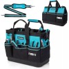 DURATECH 16-Inch Heavy Duty Tool Bag with Waterproof Hard Bottom