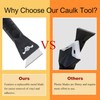 Silicone Caulk Remover Tool Kit, Grout Caulk Removal Tool, Putty