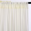 Chiffon Backdrop Curtain Ivory 5ft x 10ft 2 Pieces Cream