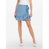 ONLY Damen Onlolivia Wrap Skirt Wvn Noos Rock, Allure, S