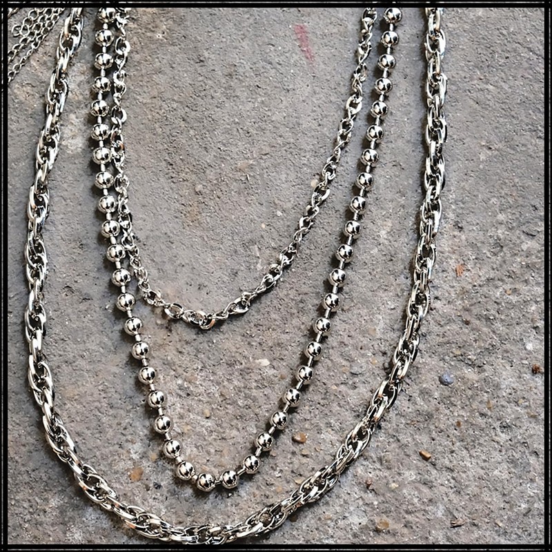 White Fang AZ180 Wallet Chain, Ball Chain, Silver Wallet, Fall