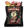 Samoyed My Christmas Spirit Dog Santa Claus Elf Gnome Tote