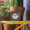Orla Kiely Flower Alarm Clock, Analog Clock, 6.3 inches (16