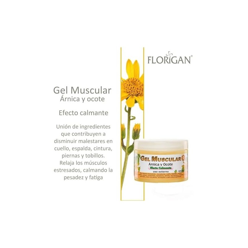 Generico Gel Muscular de Árnica y Ocote, 350 grs