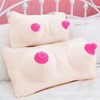 Moonlove Fun Soft Boobs Breasts Pillow Funny Girlfriend Throw Pillow