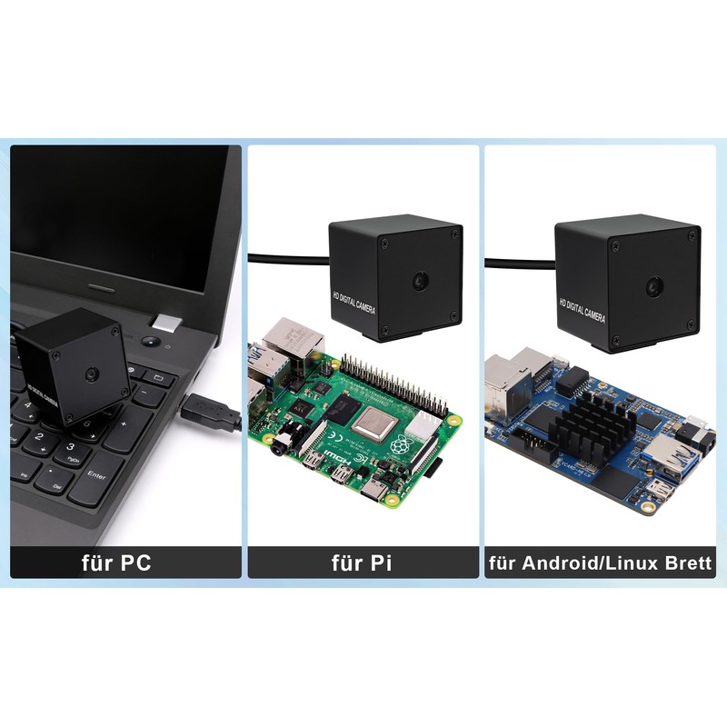 ELP 16MP USB Camera Auto Focus 68 Degree No Distortion