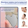 LuojinLuoda Stainless Steel Gua Sha Facial Tools & Wooden Scalp