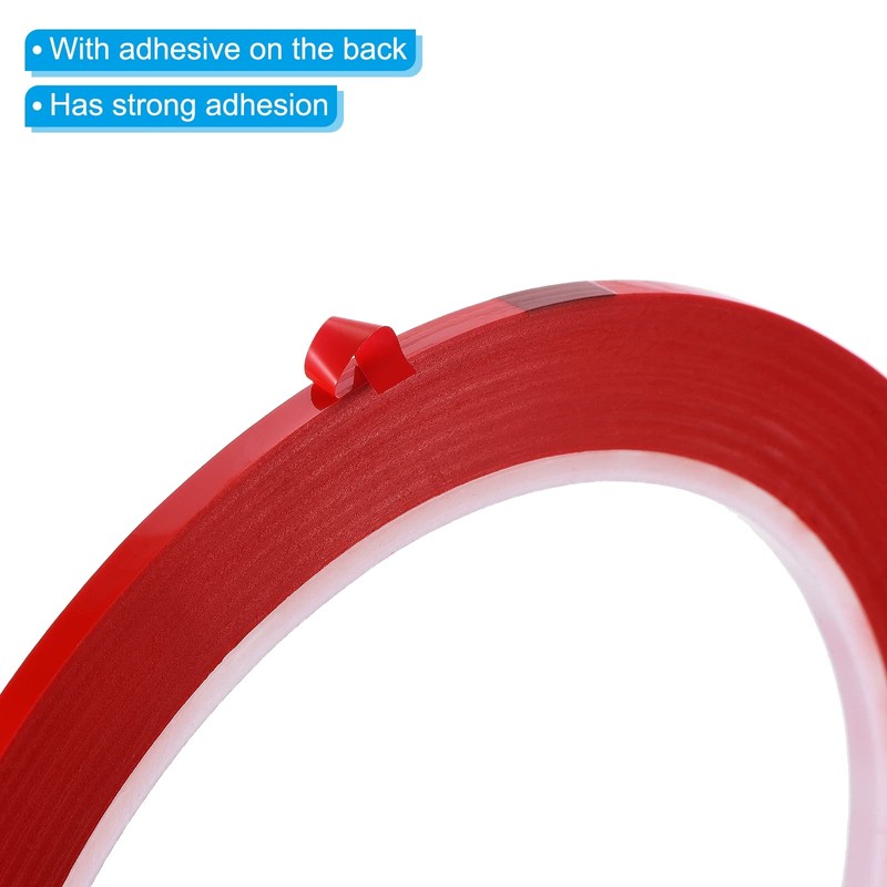 PATIKIL Whiteboard Tape 3mm X 66m, 5 Pack Thin Dry