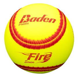 Baden | Ballistic Senior Slowpitch 1-Piece Water Proof Batting Practice Training Softballs | One Dozen