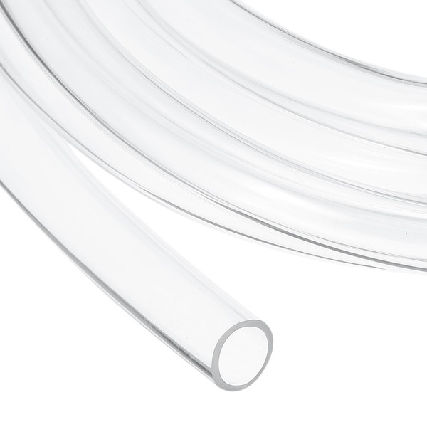 sourcing map Clear PVC Tubing, 12mm ID x 14mm OD